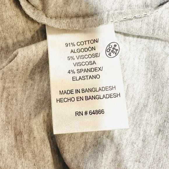 NWT LEE Men Long Sleeve Pullover Gray Crew Neck Stretch Pocket Shirt Size Medium - Picture 9 of 10